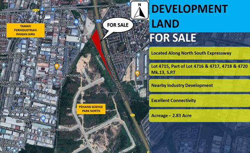 Development Land For Sale at North South Expressway