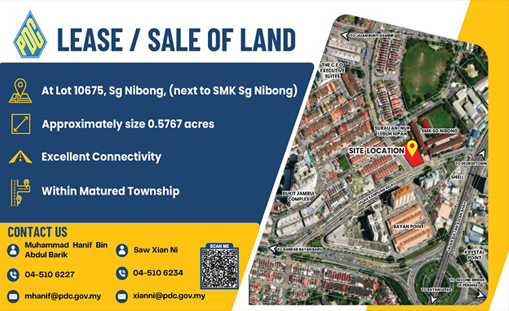 SALE / LEASE OF DEVELOPMENT LAND FOR COMMERCIAL PURPOSE