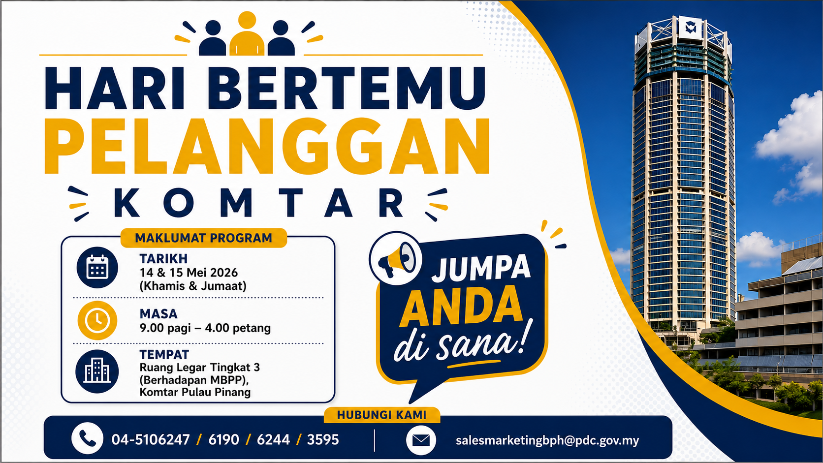 Poster Pameran Hari Bertemu Pelanggan
