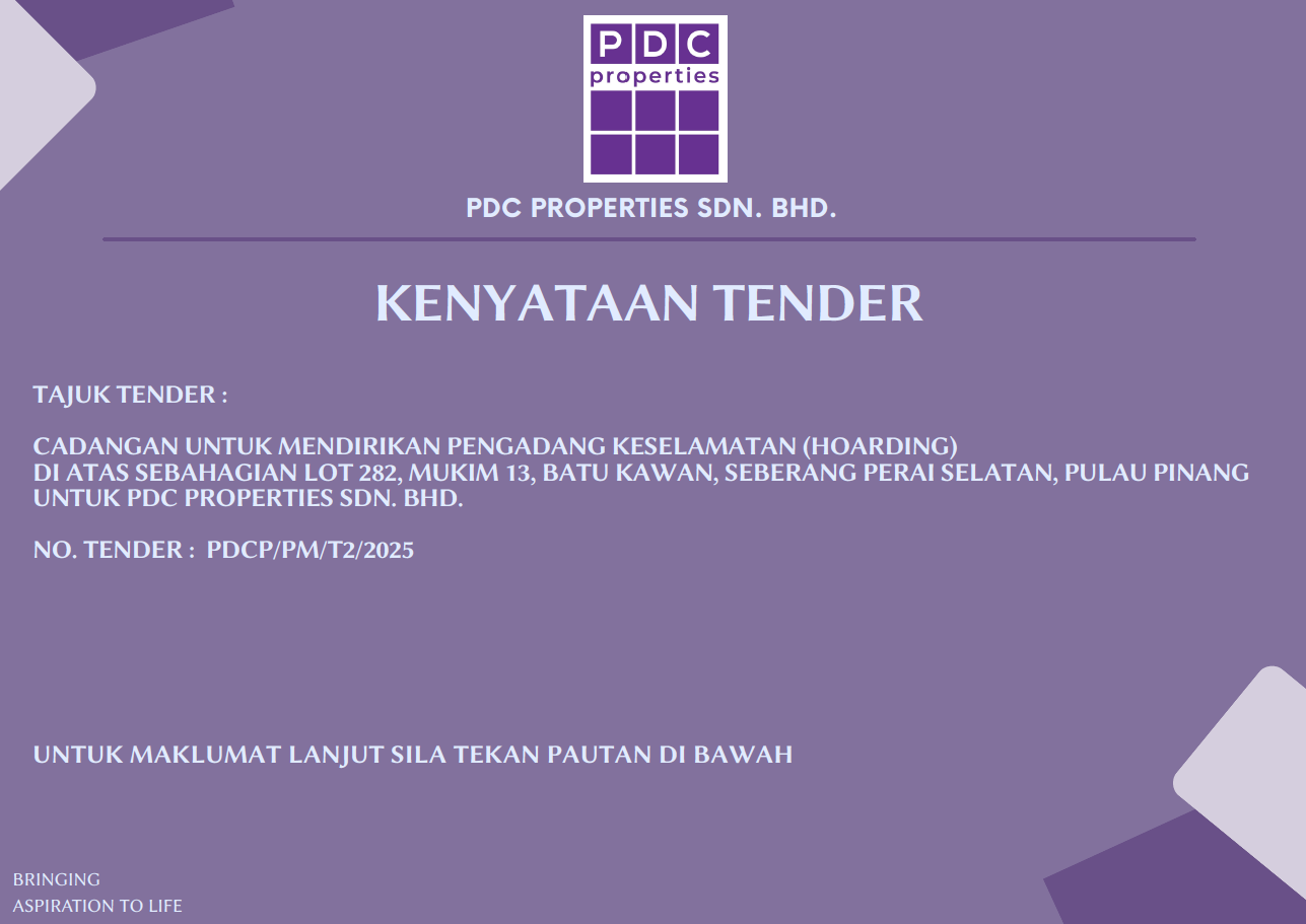 Tender PDCP PM T2 2025