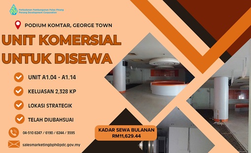 UNIT KOMERSIAL UNTUK DISEWA